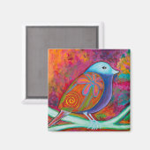 Spring Bird Magneet (Voorkant / Achterkant)