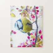 Spring Bird Photo Puzzle Legpuzzel (Verticaal)