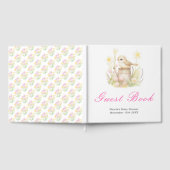 Spring Bird Watering Can Baby Shower Guest Book Gastenboek (Volledig)