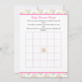 Spring Bird Watering Can Baby shower Kaart (Voorkant)