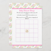 Spring Bird Watering Can Baby shower Kaart (Voorkant / Achterkant)