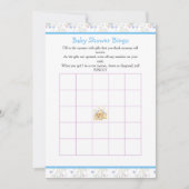 Spring Birds Baby shower Bingo Kaart (Voorkant)