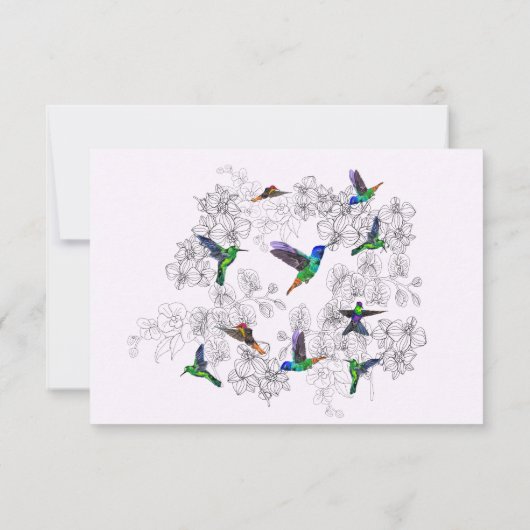 Spring Birds Jubileum Kaart (Achterkant)