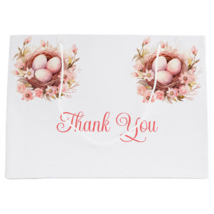 Spring Birds Nest Baby shower Groot Cadeauzakje