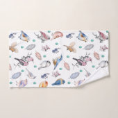 Spring Birds Pattern Bad Handdoek (Handdoek)