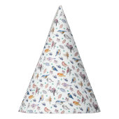 Spring Birds Pattern Feesthoedjes (Links)