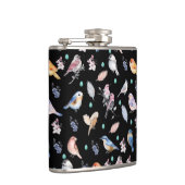 Spring Birds Pattern Heupfles (Rechts)