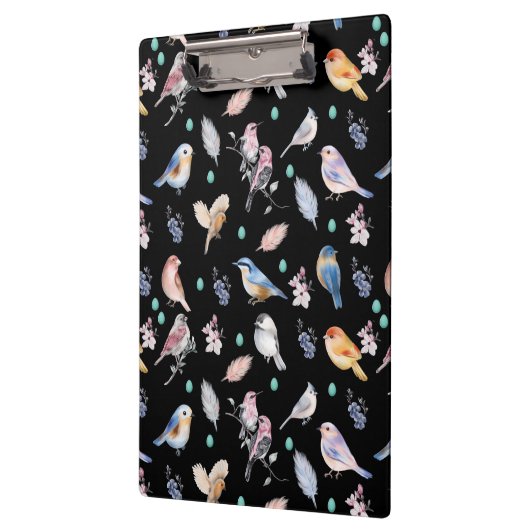 Spring Birds Pattern Klembord (Links)