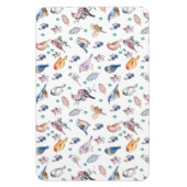 Spring Birds Pattern Magneet (Verticaal)