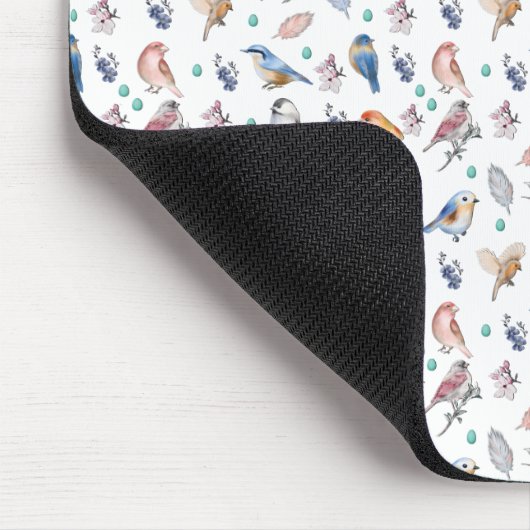 Spring Birds Pattern Muismat (Hoek)