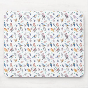 Spring Birds Pattern Muismat