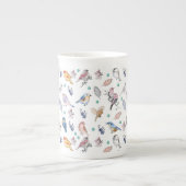 Spring Birds Pattern Porselein Kop (Voorkant)