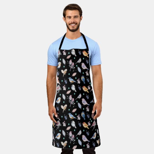 Spring Birds Pattern Schort (Gedragen)