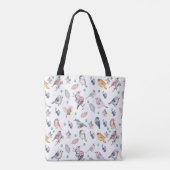 Spring Birds Pattern Tote Bag (Achterkant)