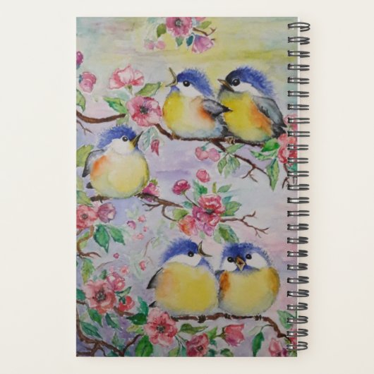 Spring Birds Planner (Achterkant)