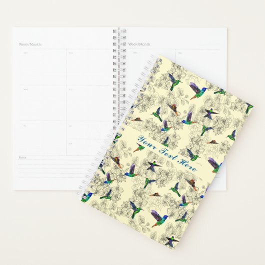 Spring Birds Planner - aangepaste tekstnaam (Display)