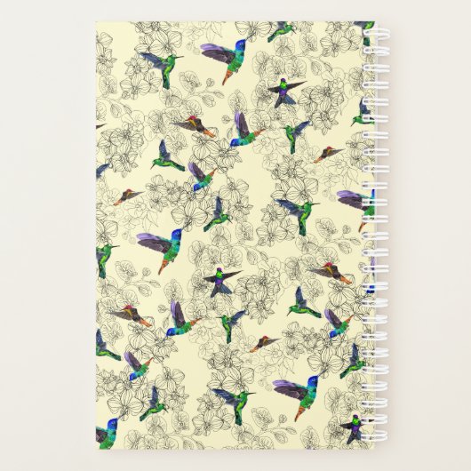 Spring Birds Planner - aangepaste tekstnaam (Achterkant)