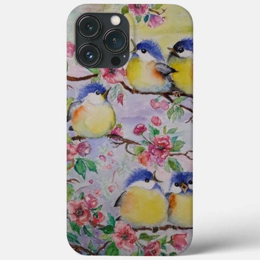 Spring Birds Sparrows Case-Mate iPhone Case (Achterkant)