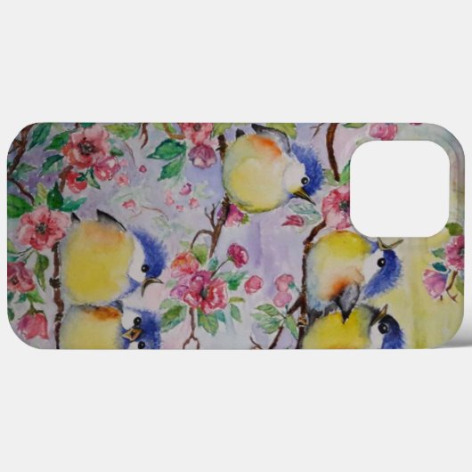 Spring Birds Sparrows Case-Mate iPhone Case (Achterkant (horizontaal))
