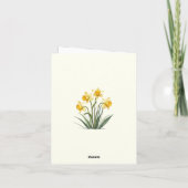 Spring Birthday Kaart voor Haar Naam toevoegen Gro (Achterkant)