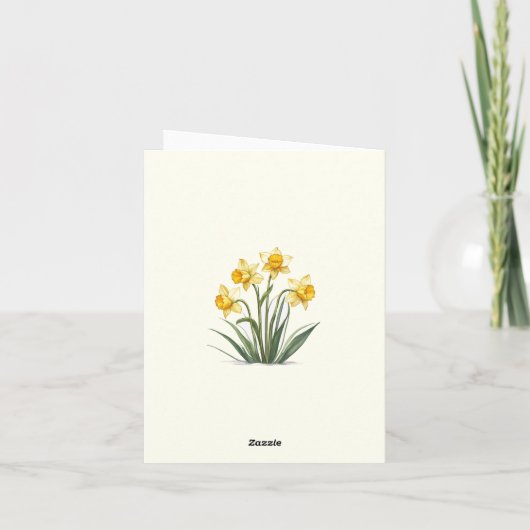 Spring Birthday Kaart voor Haar Naam toevoegen Gro (Achterkant)