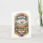 Spring Birthday Kaart voor Haar Naam toevoegen Gro (Voorkant)