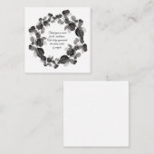 Spring Black Branch na begrafenis bedankt kaarten Notitiekaartje (Voorkant / Achterkant)