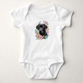 Spring Black Lab Romper (Voorkant)