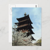 Spring Blessings/Hanshan Temple, Suzhou, China Briefkaart (Voorkant / Achterkant)