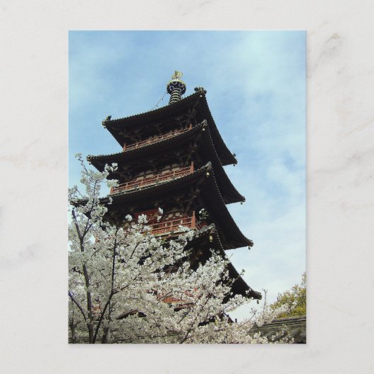 Spring Blessings/Hanshan Temple, Suzhou, China Briefkaart (Voorkant)