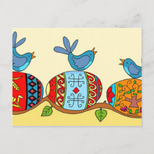 Spring Blessings Ukraine Folk Art Briefkaart