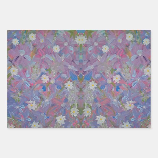 Spring Bloemen Assortiment Verpakking Papier Inpakpapier Vel (Voorkant)