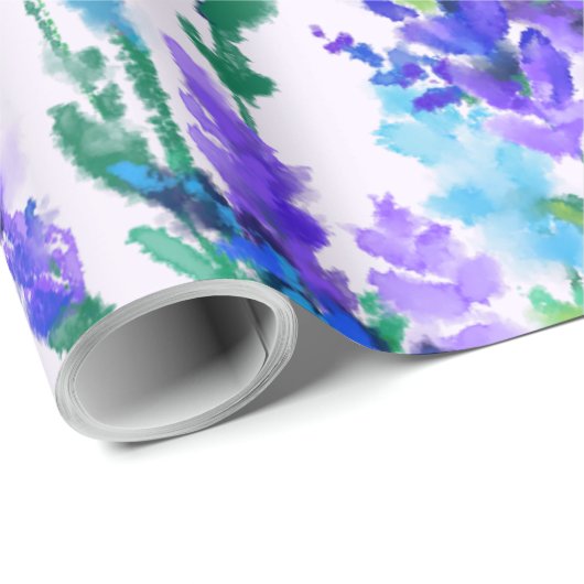 Spring Bloemen en Bijen Cadeau Wrapping Papier (Rol Hoek)