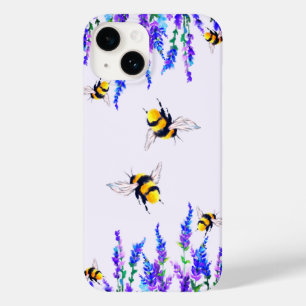 Spring Bloemen en Bijen iPhone Case