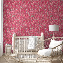Spring Bloemen Fling Roze Behang