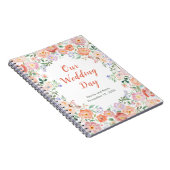 Spring Bloemen Wedding Planner Notitieboek (Rechterzijde)