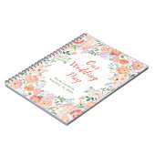 Spring Bloemen Wedding Planner Notitieboek (Linkerzijde)