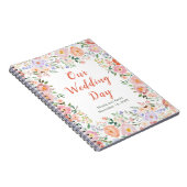 Spring Bloemen Wedding Planner Notitieboek (Rechterzijde)