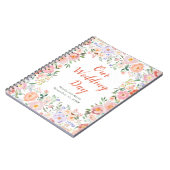 Spring Bloemen Wedding Planner Notitieboek (Linkerzijde)