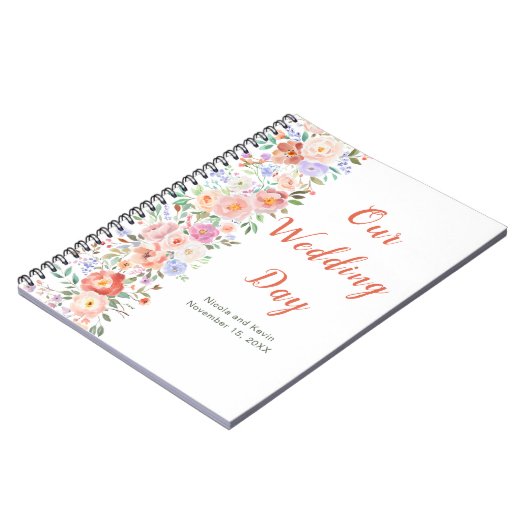 Spring Bloemen Wedding Planner Notitieboek (Linkerzijde)