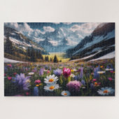 Spring Bloom - Adembenemend Schilderachtig landsch Legpuzzel (Horizontaal)