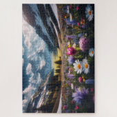 Spring Bloom - Adembenemend Schilderachtig landsch Legpuzzel (Verticaal)