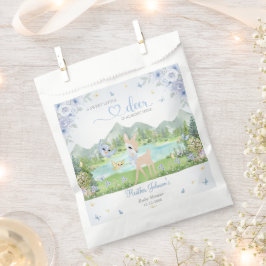 Spring Bloom and Butterflies Deer Baby Shower Bedankzakje