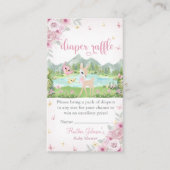 Spring Bloom and Butterflies Deer Baby Shower  Informatiekaartje (Voorkant)