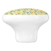 Spring Bloom Burst Pattern Keramische Knop (Zijkant)