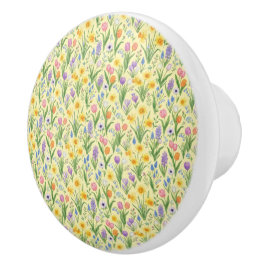Spring Bloom Burst Pattern Keramische Knop