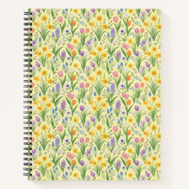 Spring Bloom Burst Pattern Notitieboek