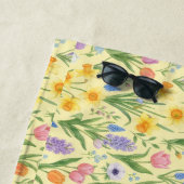 Spring Bloom Burst Pattern Strandlaken (In situ)