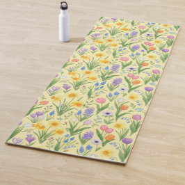 Spring Bloom Burst Pattern Yogamat