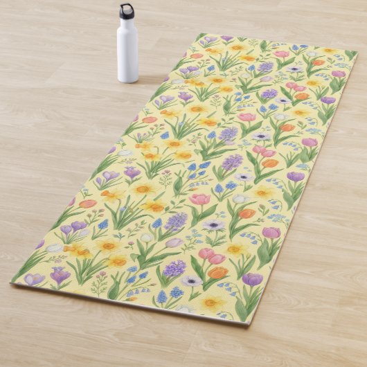 Spring Bloom Burst Pattern Yogamat (In situ)